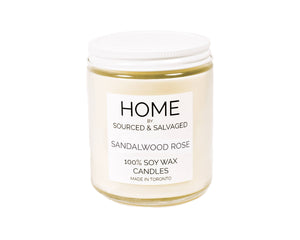 Sandalwood Rose Soy Wax Candle