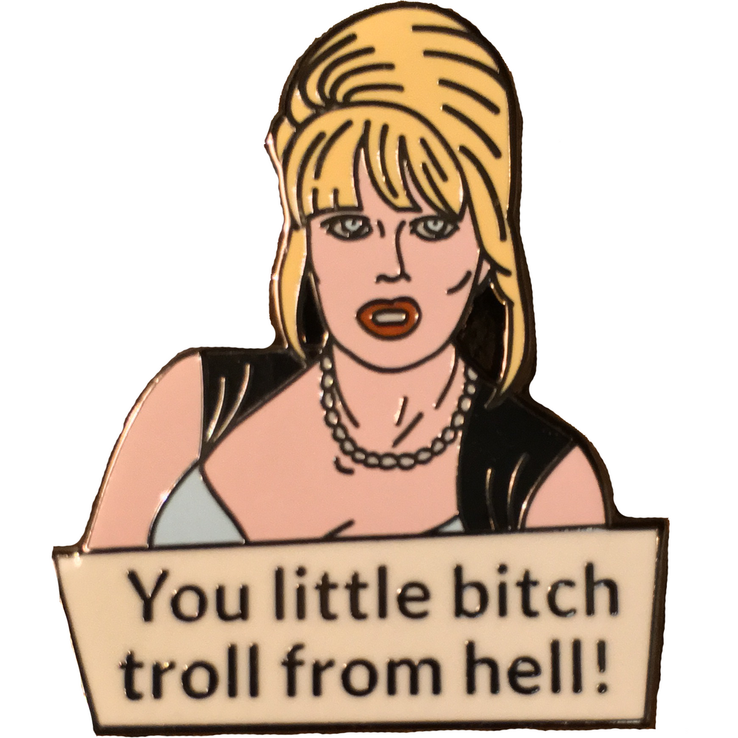 Absolutely Patsy Stone Enamel Pin