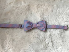 Load image into Gallery viewer, Red, White, and Blue Bow Tie and Pocket Square Set
