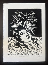 Load image into Gallery viewer, Permanent Vacation lino print
