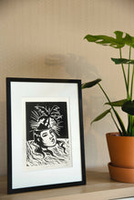 Load image into Gallery viewer, Permanent Vacation lino print

