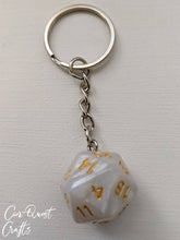 Load image into Gallery viewer, D20 Dice Key chain
