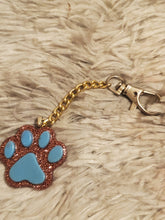 Load image into Gallery viewer, Paw Print Keychains- Ready To Ship
