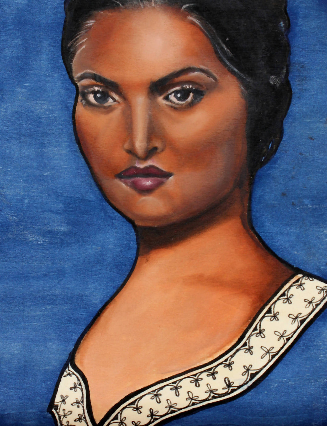 Original Oil Painting; BIPOC art; Female art - 