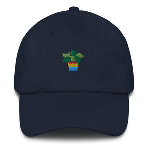 Pan Plant embroidered hat