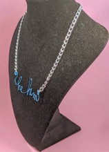 Load image into Gallery viewer, He/Him Talisman Necklace - Blue
