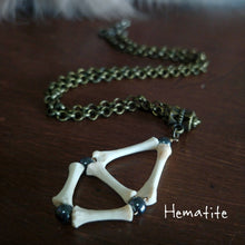 Load image into Gallery viewer, Raccoon Bone Geometric Necklaces - *REAL BONE*
