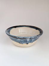 Load image into Gallery viewer, Falling water blue and cream Ceramic Dish
