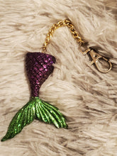 Load image into Gallery viewer, Mermaid Tail Keychain/Necklace- Made To Order Kawaii Jewelry
