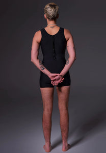 Swimsuit Binder with zipper (Black)