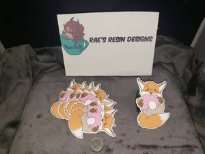 Fox Donut - Vinyl Sticker