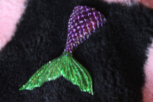 Mermaid Tail Keychain/Necklace- Made To Order Kawaii Jewelry