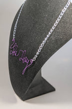 Load image into Gallery viewer, She/They Talisman Necklace - Purple
