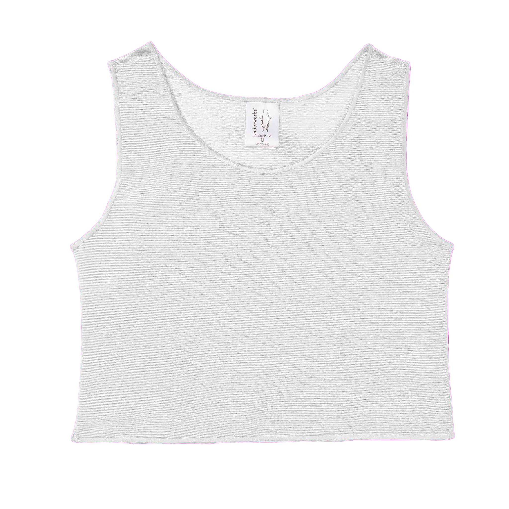 Mens Negative Ion Shapewear Chest Binder Trans Compression Corset Vest Crop  Tops Shirt Bustiers Breathable (Color : White, Size : M/Medium) :  : Clothing, Shoes & Accessories