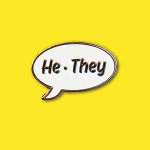 Pronouns Pin: He/They - urBasics