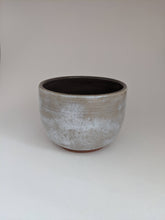 Load image into Gallery viewer, White speckled and charcoal Ceramic Bowl
