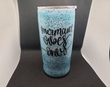 Load image into Gallery viewer, Mermaid Vibes 20oz Glitter Tumbler
