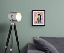 Load image into Gallery viewer, Amy Winehouse Print, Christmas Gift, Music Art, Amy Winehouse Illustration, Music Fans, Amy Winehouse Art Print, Living Room Art
