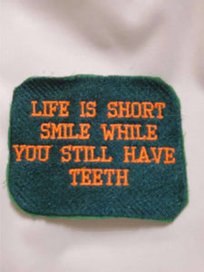 Life is short patch