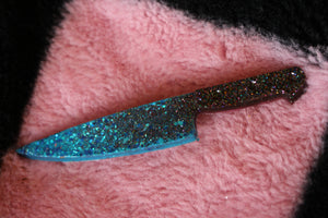 Kawaii Two Toned Knife Hair Clip- Made To Order Resin Jewelry