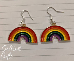 Pride Inspired Rainbow Earrings