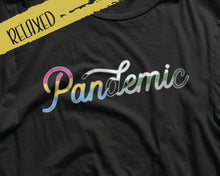 Load image into Gallery viewer, Pandemic Relaxed Fit Tee | Panromantic/Pansexual Pride | Demiromantic/Demisexaul Pride | LGBTQ+ Shirts
