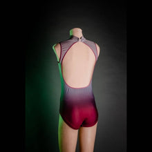 Load image into Gallery viewer, Gradient Girl Bodysuit Silver &amp; Mauve
