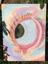 Load image into Gallery viewer, Pulled Eye Acrylic Painting
