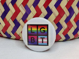 1" Button - LGBT