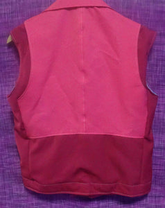 One Of A Kind - Two Tone Pink Biker Style Vest