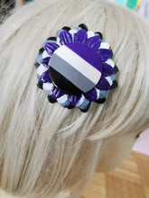 Load image into Gallery viewer, Pride Flag Flower Hair Accessory
