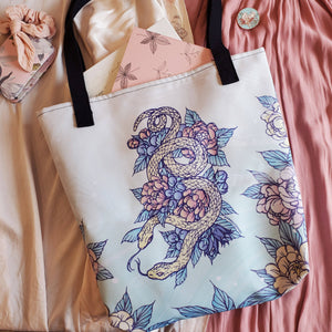 DELICATE & DEADLY TOTE BAG (DOUBLE-SIDED)